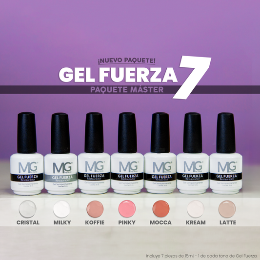 Gel Fuerza ¡PAQUETE COMPLETO! 7 piezas