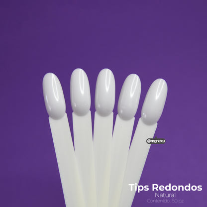 Tips Redondos 50pz